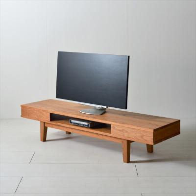 ふるさと納税 大川市 NO.1テレビボード　ブラックチェリー