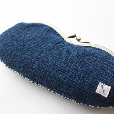 ふるさと納税 池田市 Shokuの店 手織りの布の巾着バッグとめがねがま口 |  | 03