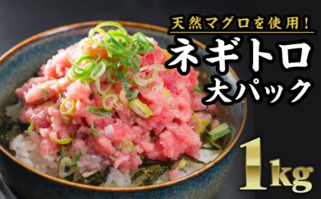 ネギトロ（まぐろたたき） １kg（250g × ４袋）セット  小分け 三重県尾鷲市 人気 返礼品 CH-78