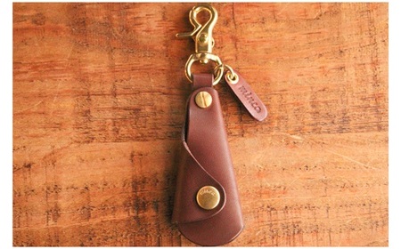 【minca】栃木レザーの真鍮靴ベラキーホルダー/シューホーン01/チョコ　641【雑貨 日用品 人気 おすすめ 】