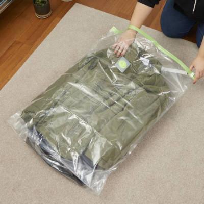 ふるさと納税 柏原市 【日本製】衣類圧縮袋 スキーウェア・ダウンジャケット用 (2枚入り) 2箱セット |  | 01