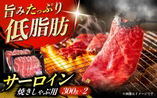 北海道 北十勝 短角牛 サーロイン（焼きしゃぶ用）300g×2パック《足寄町》【北十勝ファーム】肉 サーロイン 焼きしゃぶ 牛肉 赤身 和牛 300g ギフト 十勝 北海道産 道産 あしょろ 年内発送 年内配送 北海道 年内発送 年内配送 [BEAI003]