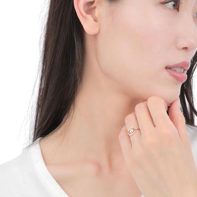 ふるさと納税 大月市 0.3CT 馬蹄、桜リング　R3986DI-R#14 |  | 03