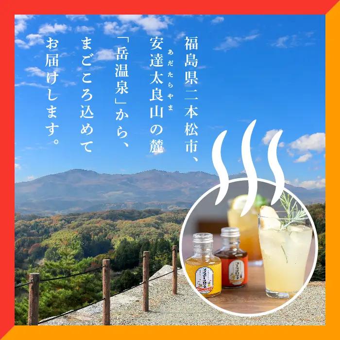 温泉クラフトジンジャーシロップとコーラシロップセット【株式会社佐藤物産】