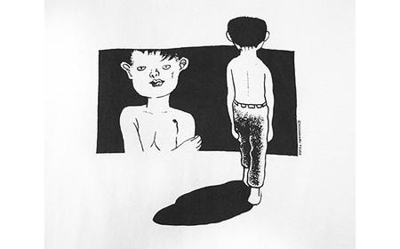 【2026年9月末までの受付】つげ義春 ねじ式 Tシャツ （ XLサイズ ） 無能の人 クリアファイル セット | A4 つげ義春と調布 公式グッズ 