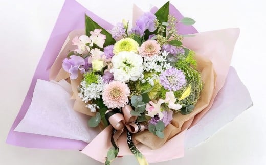 【白＋ピンク系】 お供え用 生花 （仏花） アレンジ Lサイズ 生け花 花 フラワー お供え 仏壇 日用品 雑貨 九州 熊本県 熊本市 常温 冷蔵