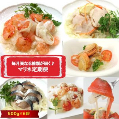 ふるさと納税 長浜市 【毎月定期便】毎月異なる種類が届く♪マリネ500g全6回