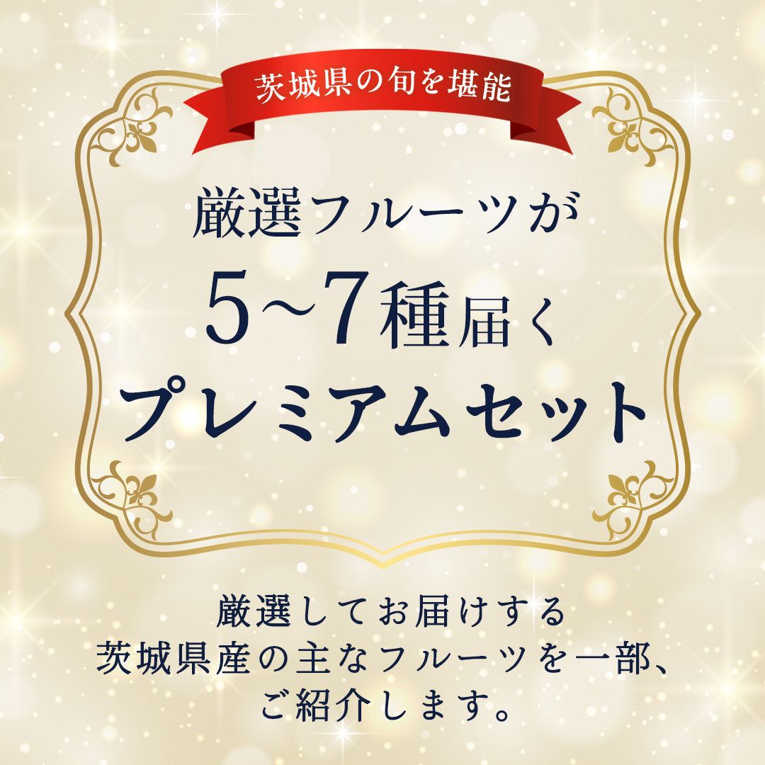 【化粧箱入り1段】厳選フルーツ 5〜7種プレミアムセット（
