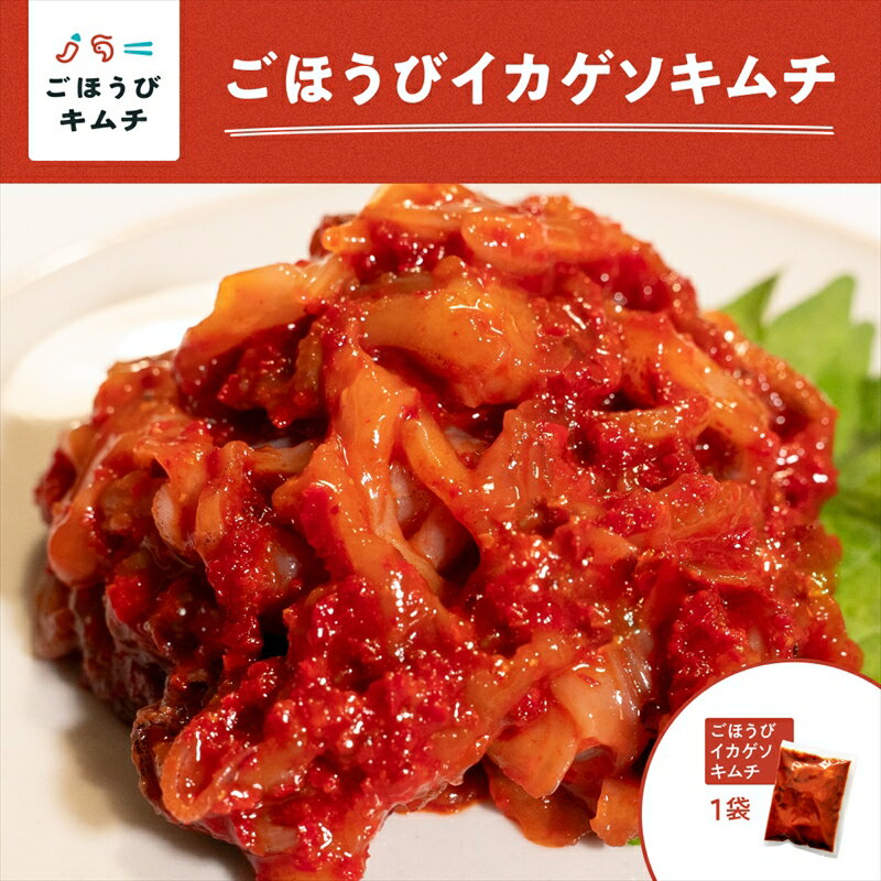 【ふるさと納税】【ごほうびキムチ】イカゲソキムチ（140g×1袋）【 キムチ 神奈川県 小田原市 】