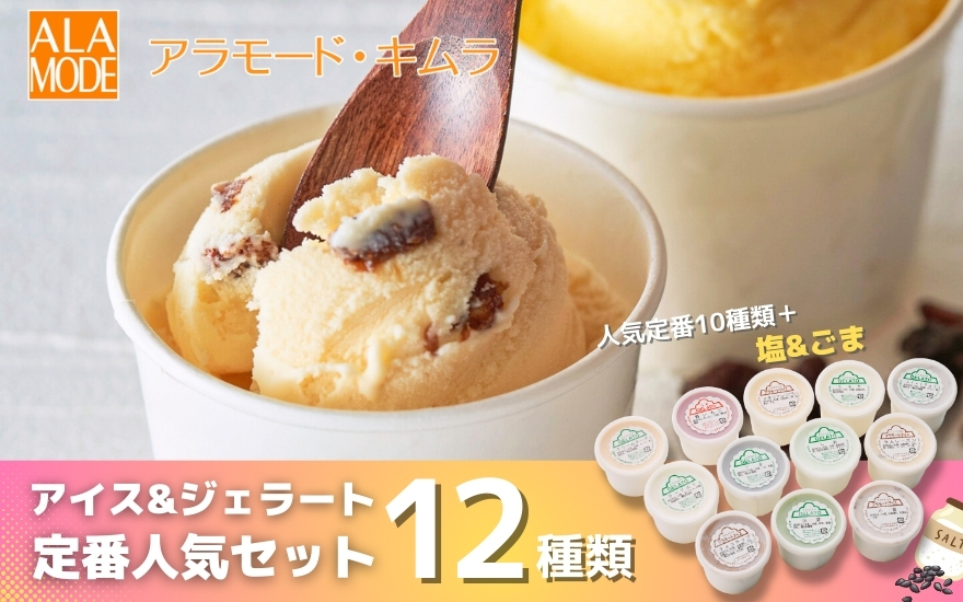 【定番人気】アイスクリーム＆ジェラート12個セット　大好評