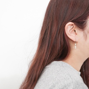 甲府市発 ダイヤモンド ピアス K18 イエローゴールド 1カラット [PS-0839-1YG]