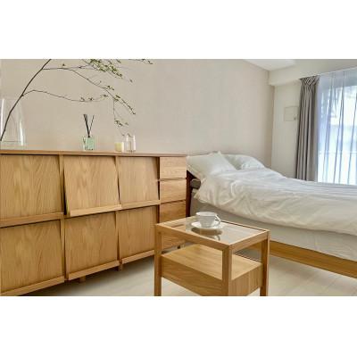 ふるさと納税 筑後市 本棚  レッチェ 143マガジンレコードラック オーク【10年保証】【高野木工】 |  | 02