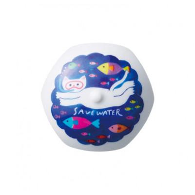 ふるさと納税 多治見市 【温度で変化する】【美濃焼】排水口カバー 『ねこ』 1個