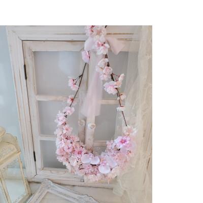 ふるさと納税 高畠町 まるで生花のような桜ドロップリース |  | 01