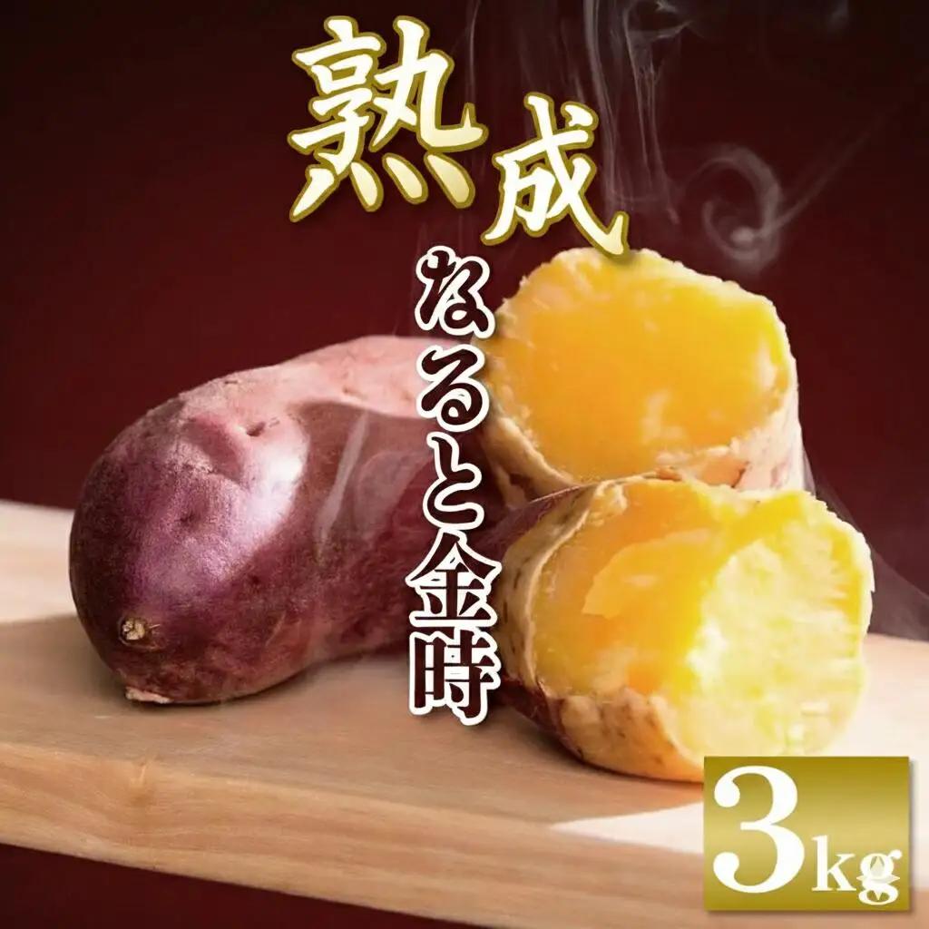 さつまいも 3kg Mサイズ なると金時 さつまいも