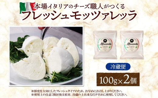 モッツァレラ 100g×2｜チーズ フレッシュ モッツァレラチーズ 北海道 札幌市