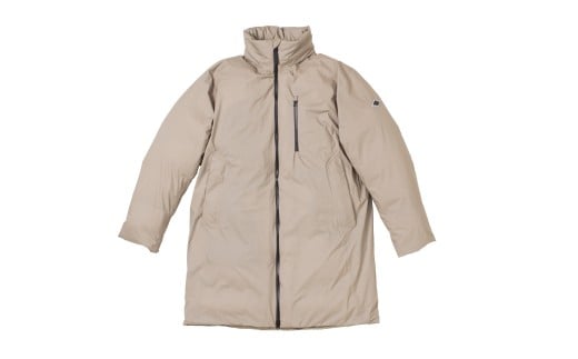 ＜UNISEX＞ 北海道ダウン ： RETAR NUY ／ レタールヌイ ［TANNE ／ タンネ］ LONG DOWN COAT ［SAND BEIGE ／ Mサイズ］ 【2025年11月下旬より発送開始】 ロングダウンコート ロングコート ダウン ダウンコート ダウンジャケット コート 男女兼用 ユニセックス 北海道 小樽市