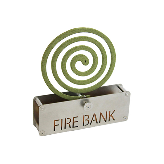 FIRE BANK 蚊取り線香ホルダー『銀船（ぎんふね）』バーベキュー BBQ ハイキング 殺虫 ソロキャンプ  アウトドア 防虫 登山 人気 厳選 袋井市 雑貨 日用品 