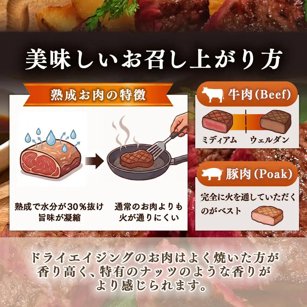 ≪鶏春≫ とちぎゆめポーク　熟成豚ロース 500g（3～4枚） ドライエイジング ｜ 熟成 ドライエイジング 豚肉 豚ロース ロース ソテーとんかつ ミートショップ鶏春 栃木県 那須町 那須〔B-12