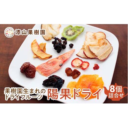 果樹園生まれの ドライフルーツ 「陽果ドライ」 おまかせ8個詰合せ 『漆山果樹園』 山形県 南陽市 [3031]
