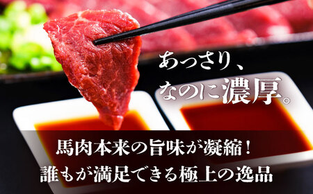 【冷蔵】純国産馬 赤身馬刺し盛り 計約1kg (約100g×10個) / ばさし 馬刺 あかみ 熊本馬刺し 熊本県 菊陽町【株式会社古閑ファーム】[BHDF007]