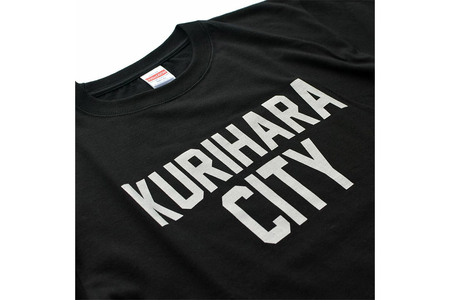 KURIHARA CITY Tシャツ【ブラック／Sサイズ】