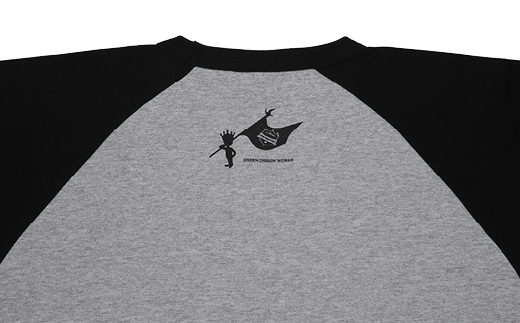 屋久島ウィルソン株ハートTシャツ (ラグラン／Sサイズ：男女兼用)