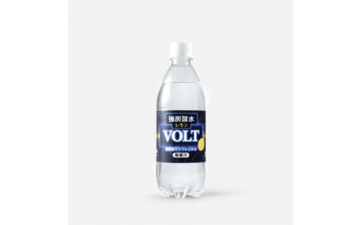 ＜関東のみお届け＞強炭酸水 500ml24本計12LサーフVOLT(ボルト)レモン　国産ペットボトル【1532981】