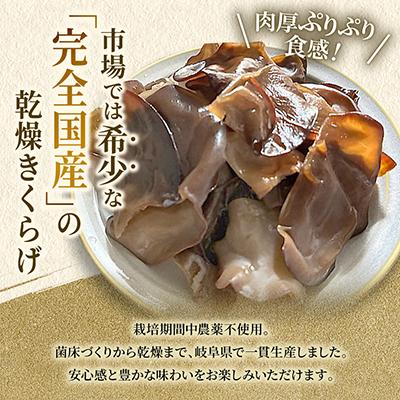 ふるさと納税 大垣市 【訳あり】希少な国産乾燥きくらげ 100g(20g×5袋) |  | 01