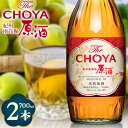 【ふるさと納税】【先行予約】THE CHOYA 紀州南高梅 原酒 700ml × 2本 羽曳野商工振興株式会社《12月中旬より出荷予定(土日祝除く)》大阪府 羽曳野市 送料無料 梅酒 梅 酒 CHOYA チョーヤ チョーヤ梅酒 お酒 紀州 南高梅