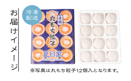 夏目家の丸もち餃子  〈1パック（12個入）＋おまけ〉丸もち餃子 夏目家 餃子 訳あり セット 定期便 惣菜 ぎょうざ 愛知県 豊橋市