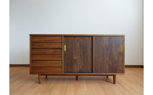 大川家具 幅150cm サイドボード 欅無垢材 -montana-モンタナ