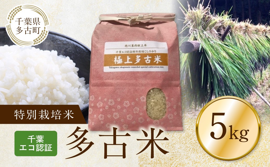 
                  千葉エコ認証　特別栽培米多古米 TAKJ002
                
