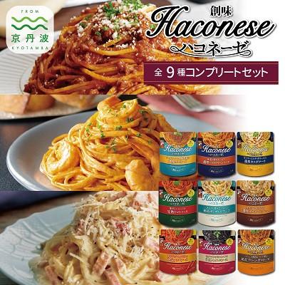 ふるさと納税 京丹波町 【創味】 ハコネーゼ 9種 詰め合わせ 9個入り パスタソース レトルト