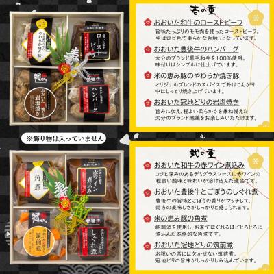 ふるさと納税 国東市 【受付10月31日まで】2026 肉おせち 三段重 3〜4人前 年内発送_2567R |  | 01