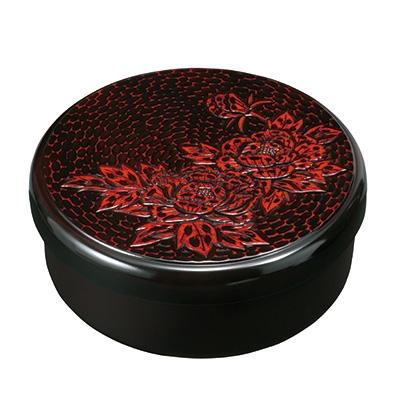 ふるさと納税 海南市 紀州漆器 茶櫃 茶びつ 鎌倉ぼたん