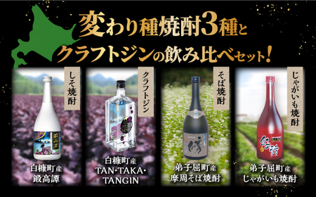 【定期便】焼酎３種 × クラフトジン 飲み比べ 720ml 6本 700ml セット_I031-1393