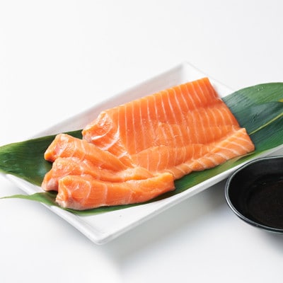 北海道とまりカブトサーモン　ハーフロイン6個(計720g前後)【配送不可地域：離島】