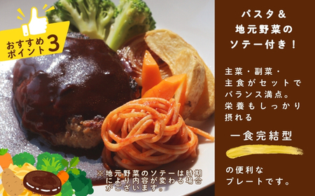 ジューシーなデミグラスハンバーグ 5個セット 野菜ソテー付き デミグラスソース 一食完結型 総菜 おいしい 送料無料 洋食 ハンバーグ はんばーぐ 冷凍 人気 手軽  おかず 肉 おすすめ ハンバーグ