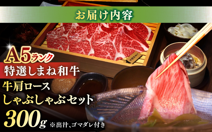 肉質日本一！特選しまね和牛しゃぶしゃぶセット(300g×1パック) 人気 おすすめ 島根県松江市/株式会社かがり陽 [ALGP004]