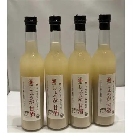 ジンジャー甘酒(500ml×4本)　信州味噌の丸井伊藤商店_酒・アルコール 甘酒  _【1576486】