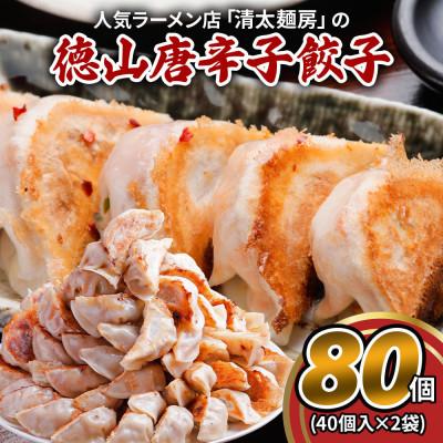 ふるさと納税 本巣市 徳山唐辛子餃子 80個(40個入×2袋) 生冷凍