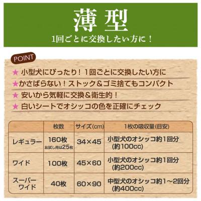 ふるさと納税 茨城町 国産ペットシーツ 薄型スーパーワイド 40枚(90cm×60cm)×4袋 |  | 03