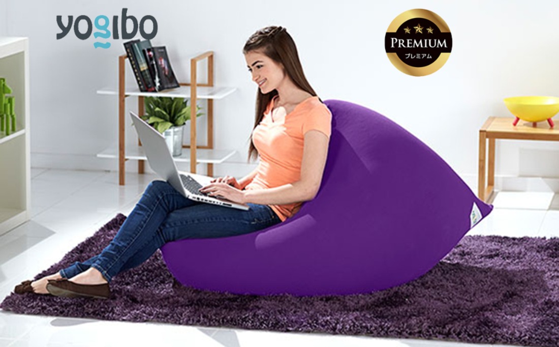 Yogibo Mini Premium（ヨギボー ミニ プレミアム）＜パープル＞-[G774-5]