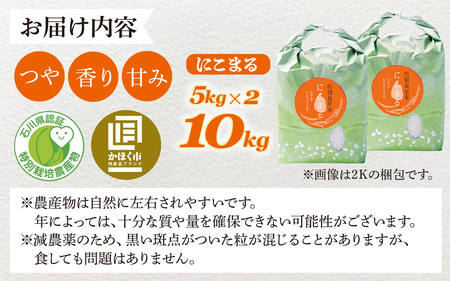 【令和8年産】  にこまる 10kg（5kg × 2袋） 【2027年1月配送】 |  にこまる 白米 新米