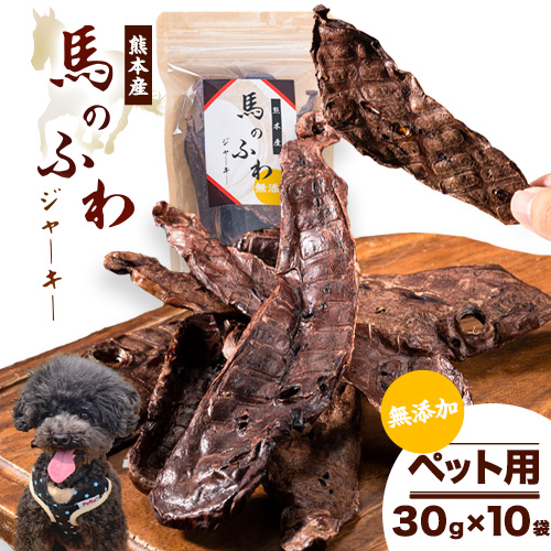 ドッグフード ジャーキー 無添加 馬のふわ ジャーキー 30g ×10袋 ペット用 Evol Key 熊本県 御船町《30日以内に出荷予定(土日祝除く)》送料無料_イメージ1