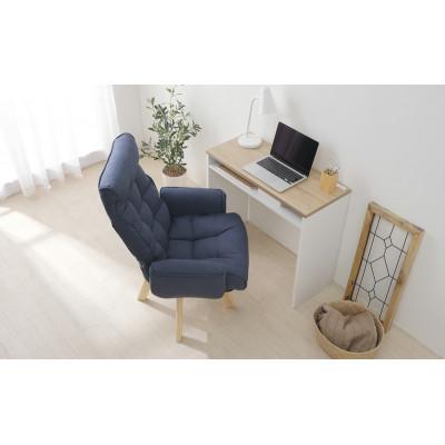 ふるさと納税 大河原町 回転ファブリックチェア FACN-KH ブルー 一人掛け アイリスオーヤマ [53753184] |  | 03