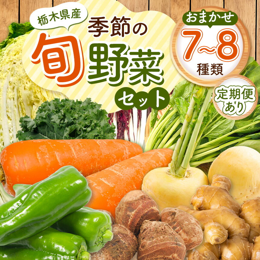 【ふるさと納税】【選べる定期便】季節の旬野菜おまかせセット | 定期便 農薬不使用 化学肥料不使用 送料無料 栃木県 特産