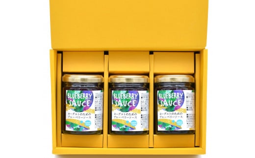 534.【お中元　のし付】前田農園　ヨーグルトのためのブルーベリーソース3本セット