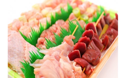 
                  0015-38-01 静岡県産銘柄鶏 「富士の鶏」 焼きとりセット 6種 計25本
                